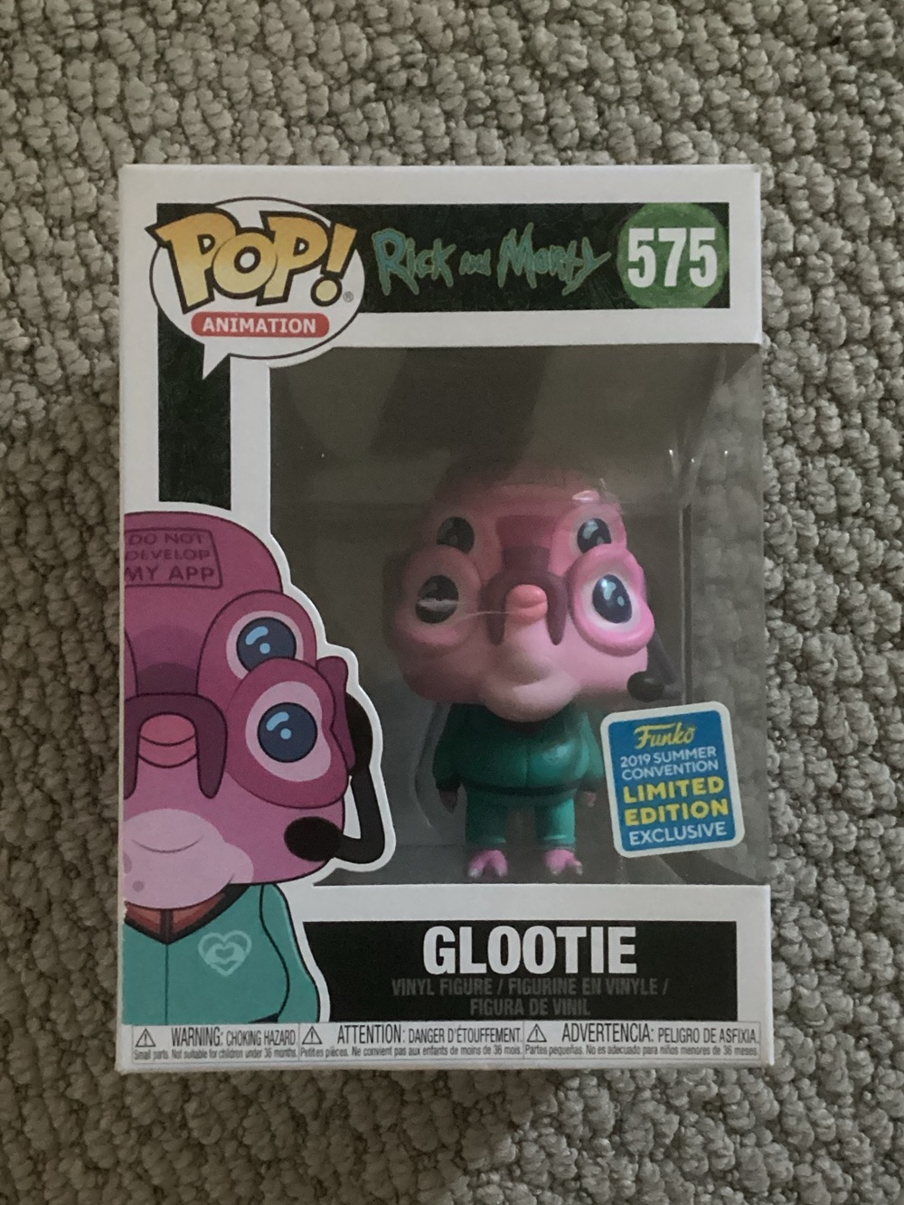 Funko Glootie #575 Rick and Morty Vinyl Figure